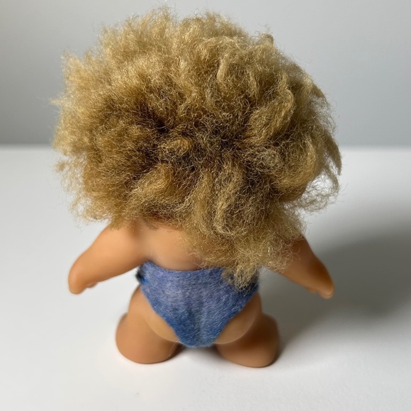 Vintage 1965 Thomas Dam Baby Monkey Troll Doll RARE VHTF (B9) - Picture 4 of 16